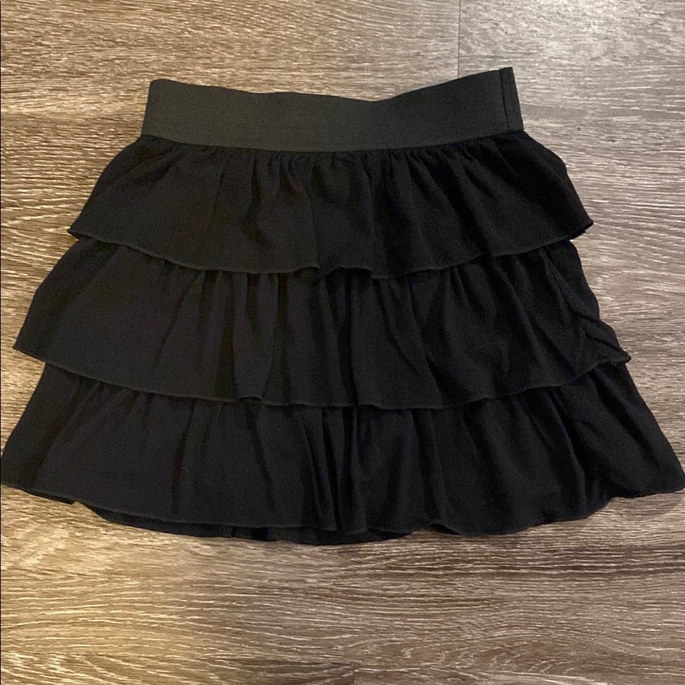 Iz Byer Black Mini Skater Skirt